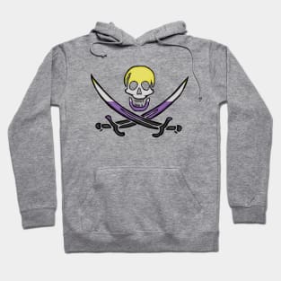 Nonbinary Pirate Pride Hoodie